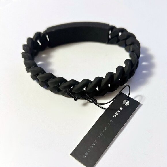 Marc By Marc Jacobs Black Matte Chain Bracelet - Picture 2 of 3